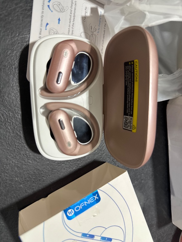 Photo 1 of Wireless Earbuds Bluetooth 5.3 Headphones 90 Hrs Playtime Earbuds with Wireless Charging Case Power Display Over-Ear Earphones with Earhooks Waterproof Stereo for Android Phone