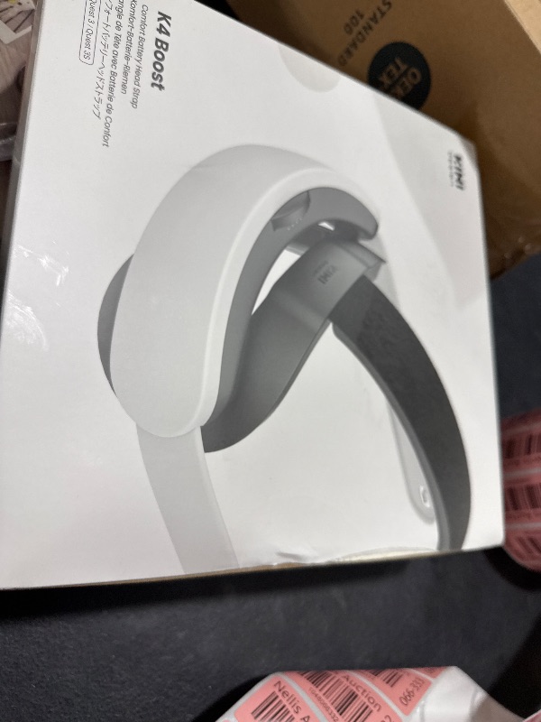 Photo 1 of KIWI design K4 Boost Battery Head Strap for Meta Oculus Quest 3/3S, Adjustable VR Headband Accessories with Dual Charge, Extend Playtime & Reduce Facial Stress