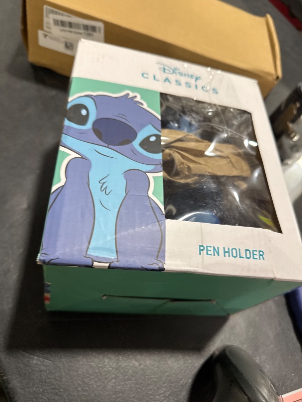 Photo 1 of Disney Stitch 3D Pen Holder for Desk, Cute Pencil Holder Desk Organizer for Office, Home Storage Box, Secret Santa Gifts