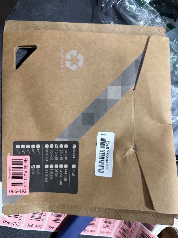 Photo 1 of DECKAS Round Chainring 110BCD 36T 38T 40T 42T 44T 46T 48T 50T 52T Narrow Wide Chainring for 7 to 12 Speed Chains (Black 48T)