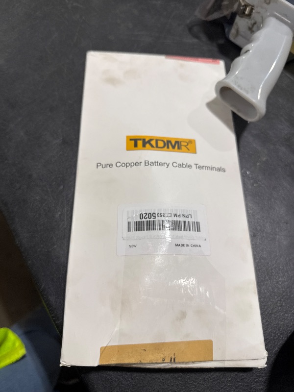 Photo 1 of TKDMR 20pcs 1/0 AWG-3/8 Battery Lugs,Heavy Duty Wire Lugs,Ring Terminals,Battery Cable Ends,0 Guage terminals,Battery Terminal Connectors with 20pcs 3:1 Heat Shrink Tubing