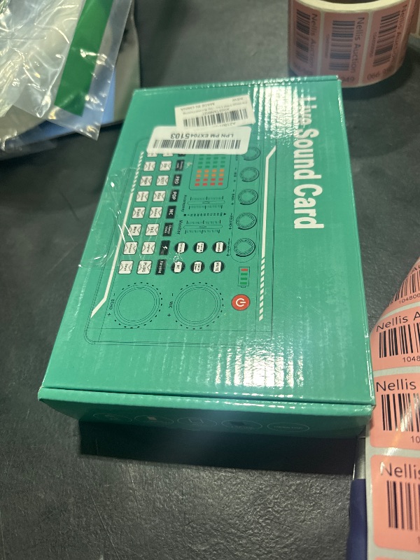 Photo 1 of Facmogu F998 Live Sound Card Audio Mixer, Podcast Audio Interface with DJ Mixer Effects, Voice Changer with Sound Effects for PS4 PS5 Karaoke Tiktok YouTube Live Streaming Record Gaming