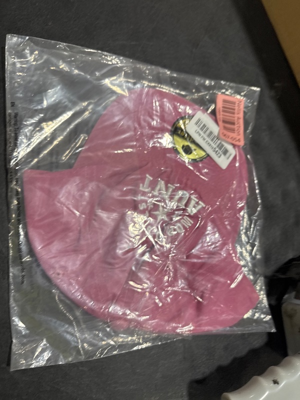 Photo 1 of Enodtter World's Best Aunt Hat for Women, Mothers Day Birthday Gift for Auntie, Pink Baseball Cap Adjustable Cotton Distressed Hat