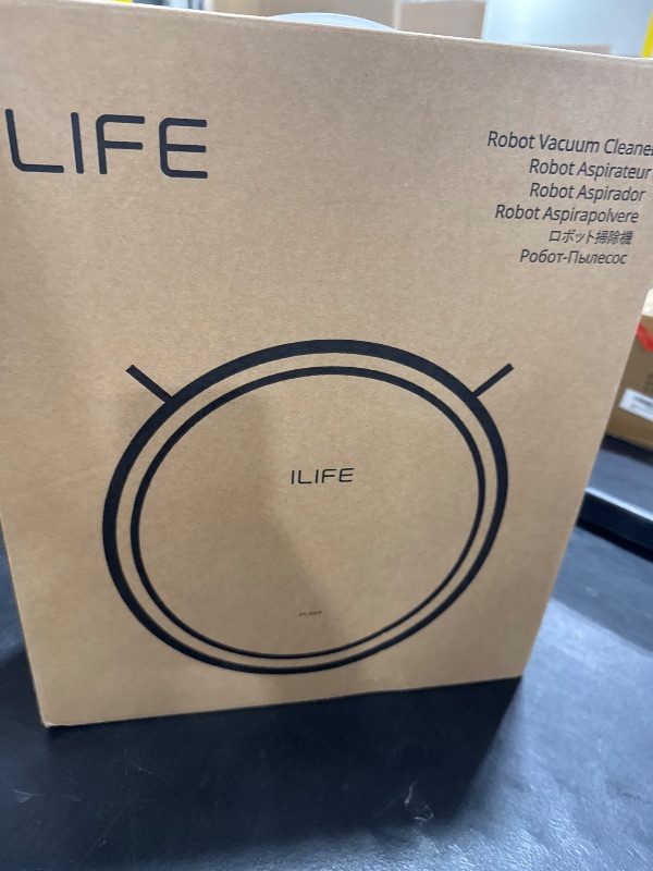 Photo 1 of ILIFE V5s Plus Robot Vacuum and Mop Combo with Wi-Fi/App/Alexa, Automatic Self-Charging Robotic Vacuum Cleaner, Slim and Quiet, Cleans Hard Floors Carpets and Pet Hair (V5s Pro Upgrade Version)