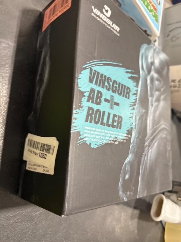 Photo 1 of Vinsguir Ab Roller Wheel, Abs Workout Equipment for Abdominal & Core Strength Training, Exercise Wheels for Home Gym, Fitness Equipment for Core Workout with Knee Pad Accessories