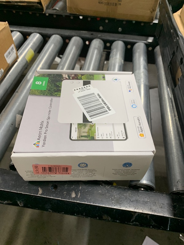 Photo 1 of Aeon Matrix Yardian Pro Smart Sprinkler Controller 8 Zone - Control Buttons, Apple HomeKit, Alexa, Google Assistant and Home Assistant Compatible, Enhanced Wi-Fi, RJ45, Level VI Worldwide Power Supply