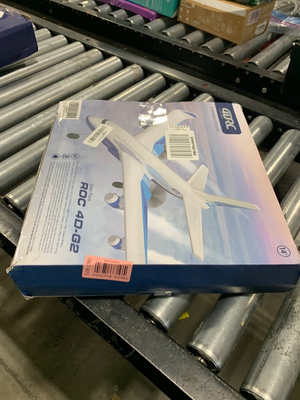 Photo 1 of 4DRC Remote Control Airplane for Kids Boys Adults, G2 Remote Control Plane Jet for Beginners Adult, Ready to Fly Airplane with One Key Aerobatic LED Light, RC Plane for Kids, 2 Battery