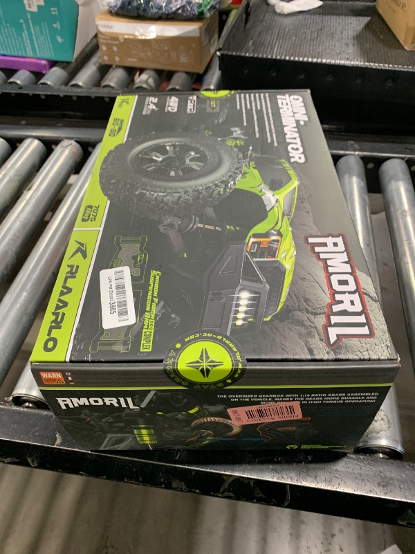 Photo 1 of RIAARIO 1/10 Brushless RC Cars, Monster Truck, 50+ MPH, 4WD, Waterproof, Carbon Fiber, Black, Ages 8+