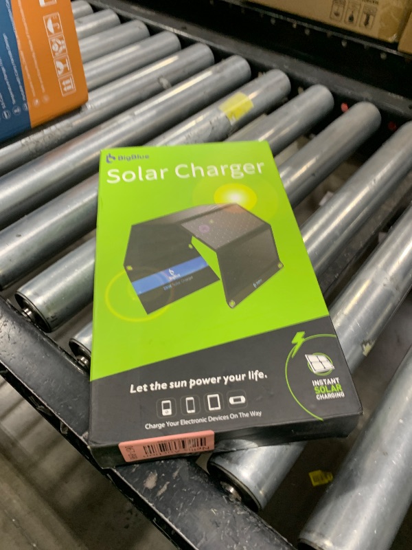 Photo 1 of [Upgraded] BigBlue 3 USB Ports 28W Solar Charger(5V/4.8A Max), Portable Foldable Solar Panel for Camping, IP44 Waterproof, Compatible with iPhone 11/XS/XS Max/XR/X/8/7, iPad, Samsung Galaxy LG etc.