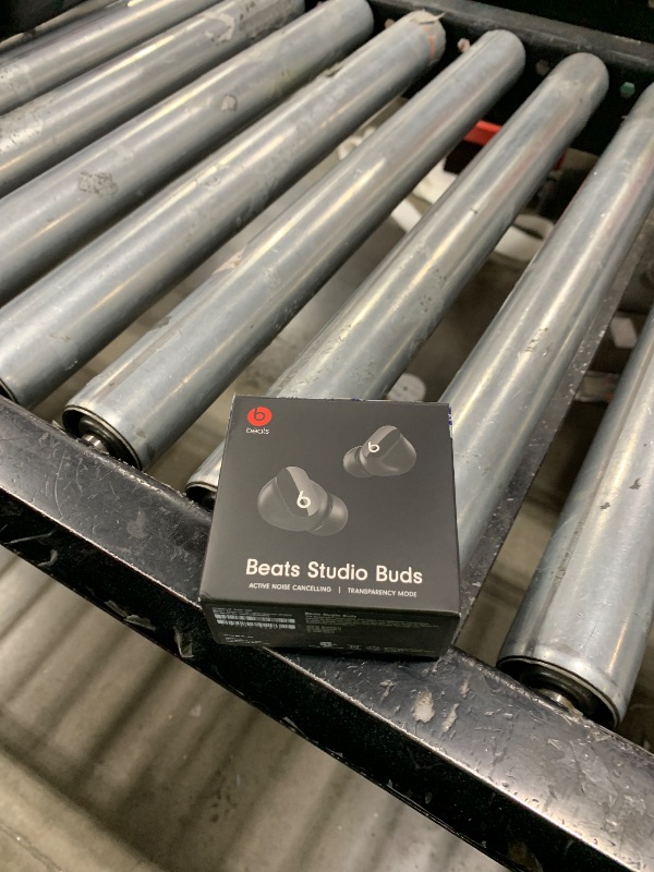 Photo 1 of Beats Studio Buds - True Wireless Noise Cancelling Earbuds - Compatible with Apple & Android, Built-in Microphone, IPX4 Rating, Sweat Resistant Earphones, Class 1 Bluetooth Headphones - Black