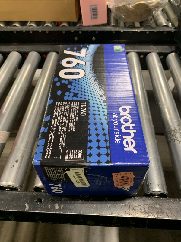 Photo 1 of Brother Genuine TN760 High Yield Black Toner Cartridge, (For use with MFC-L2710DW MFC-L2750DW HL-L2350DW HL-L2370DW HL-L2395DW HL-L2390DW DCP-L2550DW Printers)