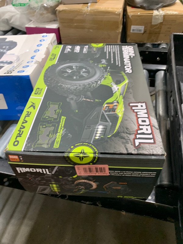 Photo 1 of RIAARIO 1/10 Brushless RC Cars, Monster Truck, 50+ MPH, 4WD, Waterproof, Carbon Fiber, Black, Ages 8+