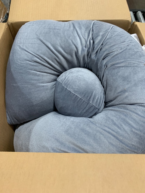 Photo 1 of PILLANI Pregnancy Pillows for Sleeping - V C U Shaped 57inch Full Body Pillow with Removable Washable Cover, Cooling Maternity Pillow for Pregnant Women, Support for Back Belly Legs Hip