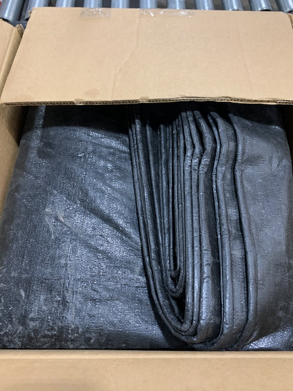 Photo 1 of Coocure 15X20FT Reinforced PE Pond Liner, 28Mil Thickness Pond Liners for Outdoor Ponds, Hemmed Edge with Buttonholes Liners for KOI/Fish, Duck Pond and Waterscape.