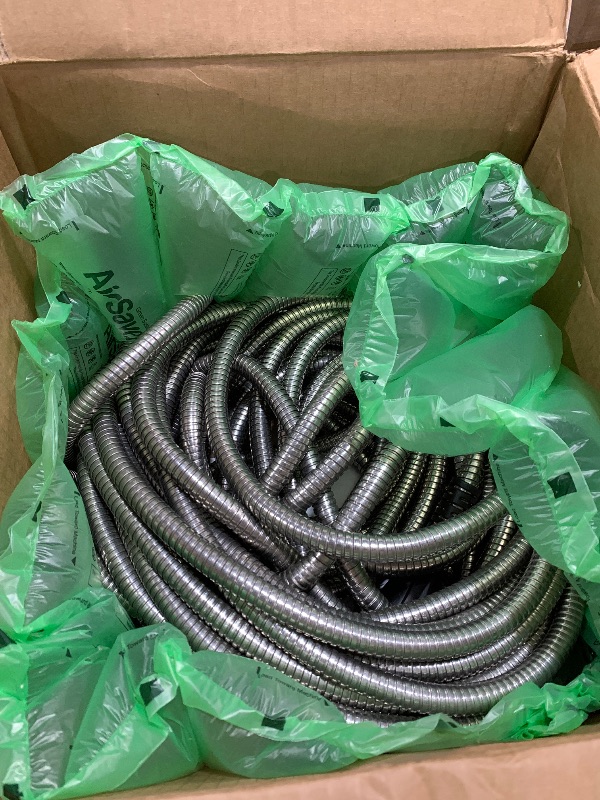 Photo 1 of Bionic Steel 75 Ft Garden Hose with Nozzle, Premium 304 Stainless Steel Metal Water Hose 75Ft, Flexible, Rust Proof, Lightweight, Heavy Duty, Crush Resistant Fittings, Easy Coil, 500 PSI, 2025 Model