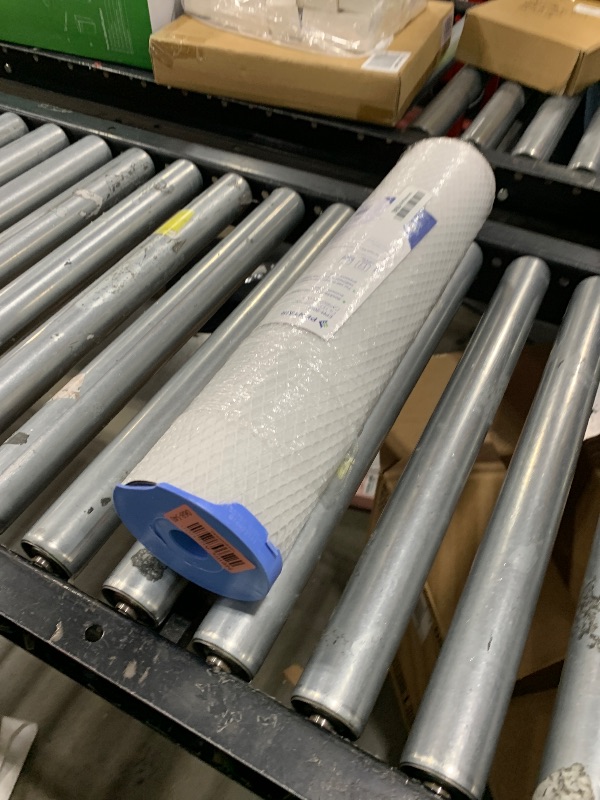 Photo 1 of Pentair Pentek EPM-20BB Big Blue Carbon Water Filter, 20-Inch, Whole House Modified Epsilon Carbon Block Replacement Cartridge with Bonded Powdered Activated Carbon (PAC) Filter, 20" x 4.5", 10 Micron