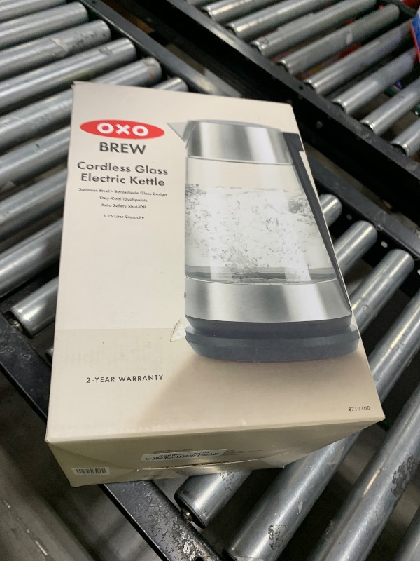 Photo 1 of OXO Brew Cordless Glass Electric Kettle - 1.75 L