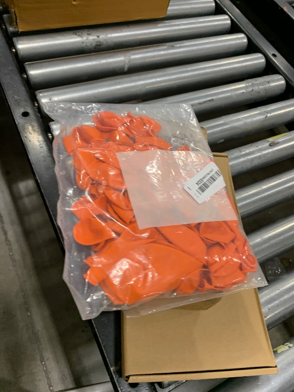 Photo 1 of NISOCY Orange Balloon Arch Kit, 102PCS 18In 12In 10In 5In Burnt Orange Latex Balloon Different Sizes for Fall-Themed Parties, Birthday Celebrations, Thanksgiving, and Wedding Decorations