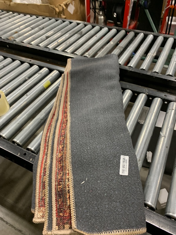 Photo 1 of Keen Home Design 4x6 Rug - Machine Washable Area Rug with Non-Slip Backing, Ideal for Living Room, Dining Room, Bedroom - Vintage, Easy Clean, Durable, Low Pile Rug - (4' x 6')