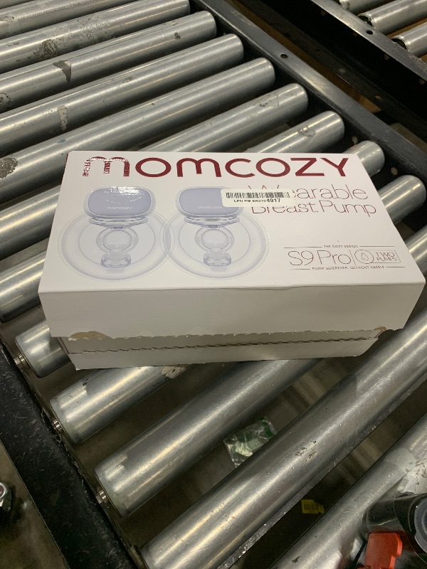 Photo 1 of Momcozy S9 Pro Upgraded Wearable Breast Pump, Hands-Free Design with Extended Battery Life & LED Display, Double Electric Portable Pump with 2 Modes & 9 Levels, 24mm, 2-Pack, Gray