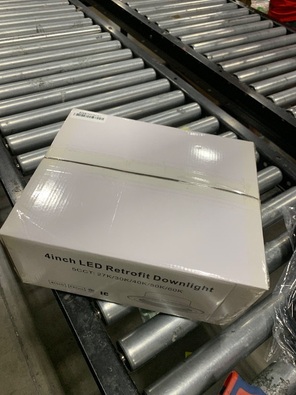 Photo 1 of Wembanma 4 Inch LED Can Lights - Retrofit Recessed Lighting, 5CCT Recessed Lighting Selectable 2700K-6000K Dimmable, 9W 800LM Can Light with Metal Smooth Baffle Trim, 4inch 12P Brushed Nickel