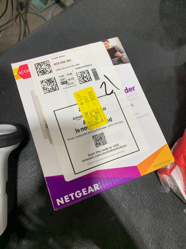 Photo 1 of NETGEAR Wi-Fi Range Extender EX6120 - Coverage Up to 1500 Sq Ft and 25 Devices with AC1200 Dual Band Wireless Signal Booster & Repeater (Up to 1200Mbps Speed), and Compact Wall Plug Design, White