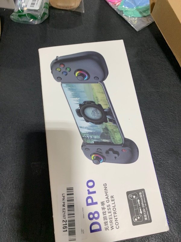 Photo 1 of Bluetooth Controller D8 Pro for 12.9in iPad, Tablet, iOS/Android/PC/Switch/PS4, Mobile Cloud Game, Streaming on Xbox Console, iPhone 13+, Direct Play, Hall Effects Joysticks with Linear Trigger, COD