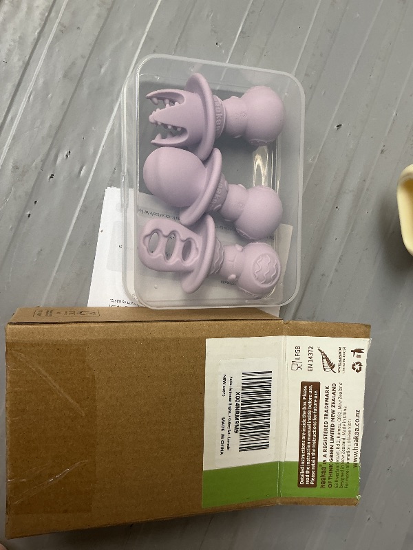 Photo 1 of Haakaa Astronaut Beginner Silicone Cutlery Set – Toddler Spoons Self Feeding 6+Months, Baby Led Weaning Supplies, Easy Grip Toddler Utensils, Baby Feeding Essentials