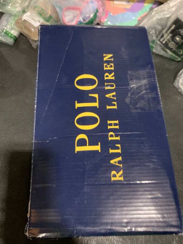 Photo 1 of Polo Ralph Lauren Men's Keaton Polo Bear Slip-On Sneaker, Navy, 8.5