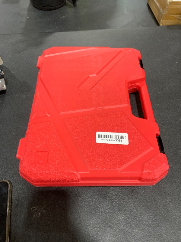 Photo 1 of 29-Piece 1/2" Drive Impact Socket Set, SAE (3/8 to 1 inch) and Metric (10-24mm) Sizes with Extension Bars Standard Deep Socket Set CR-V Material High Durability Impact Wrench