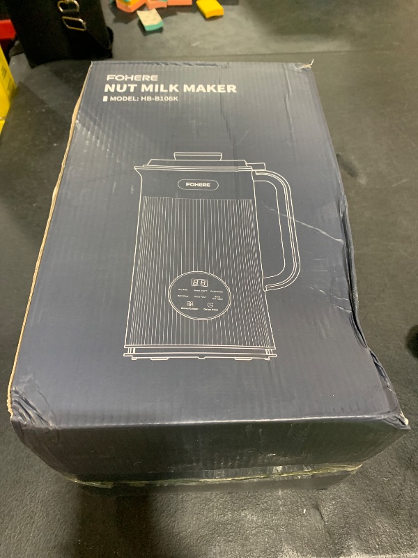 Photo 1 of FOHERE Nut Milk Maker Machine, 6 in 1 35oz Soy Milk Maker for Homemade Almond, Oat, Soy, Baby Food, Plant-Based Milk and Dairy Free Beverages, with 12H Timer/Self-Clean/Keep Warm/Boil Water