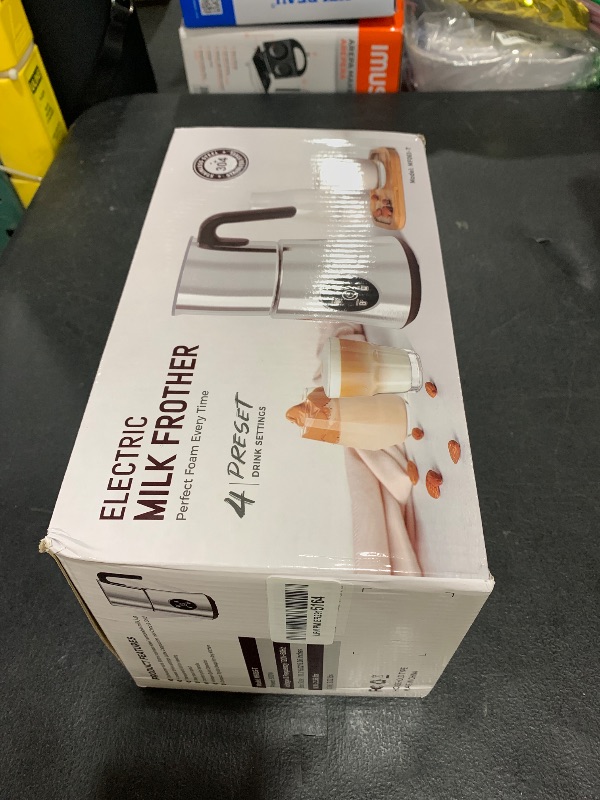 Photo 1 of Milk Frother and Steamer, Large Capacity Detachable Electric Milk Frother, Automatic Warm and Cold Foam Maker, Hot Chocolate Maker, BPA Free