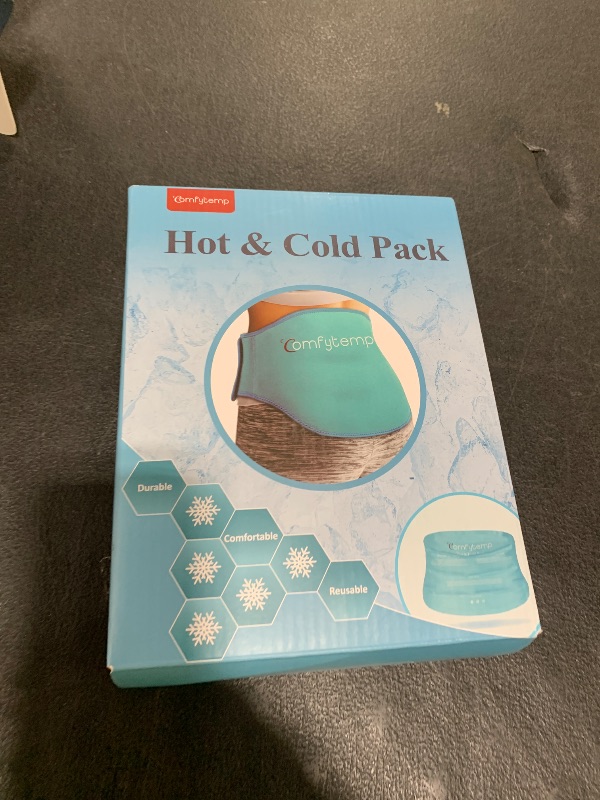 Photo 1 of Comfytemp Ice Pack for Lower Back Pain Relief, Reusable Gel Ice Pack Wrap for Sciatica Nerve Injuries with Hot Cold Compress, Lumbar Brace for Herniated Disc, Tailbone, Waist Coccyx, Get Well Gift