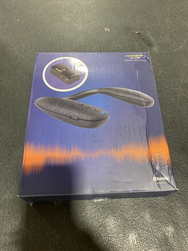 Photo 1 of HomeSpot Wireless Neckband Speaker with Bluetooth Transmitter Set for TV and Low Latency Gaming Boomerang