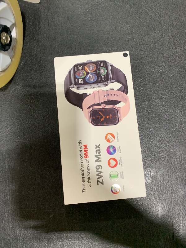 Photo 1 of Smart Watch for Men and Women, 1.96" HD Fitness Tracker with Bluetooth Calls, Heart Rate & Sleep Monitor, 120+ Sports Modes, IP68 Waterproof, Voice Assistant Compatible with Android iPhone