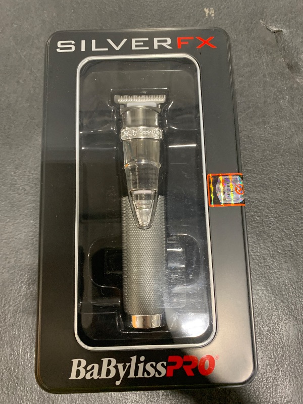 Photo 1 of BaBylissPRO Barberology Hair Trimmer for Men FX788 SILVERFX Professional Lithium Trimmer