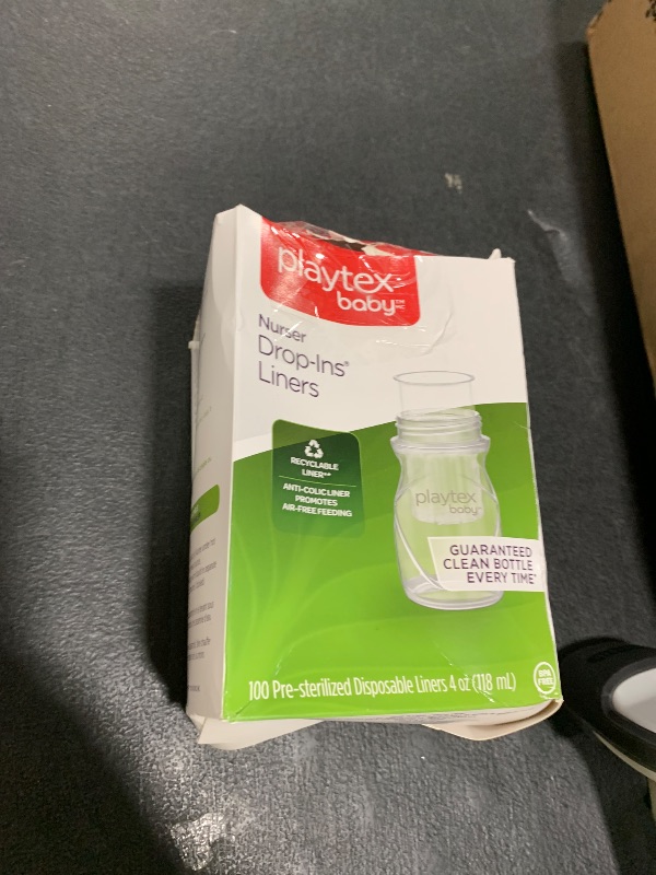 Photo 1 of Playtex Baby Nurser Pre-Sterilized Disposable Bottle Liners, Closer to Breastfeeding, 4 oz, 100 Count