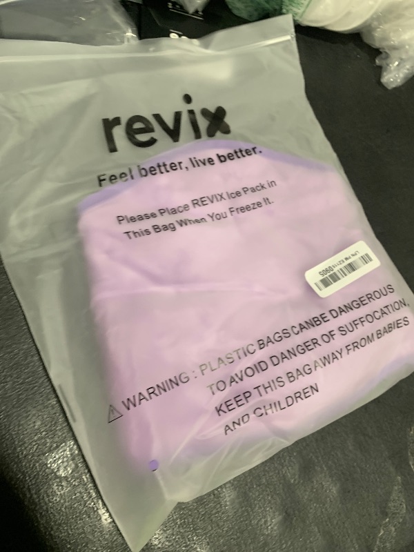 Photo 1 of REVIX XL Neck Ice Pack Wrap Cervical Ice Pack Reusable, Gel Cold Wrap for Cervical Discomfort and Fatigue, Hot and Cold Compress for Neck Shoulders, Purple