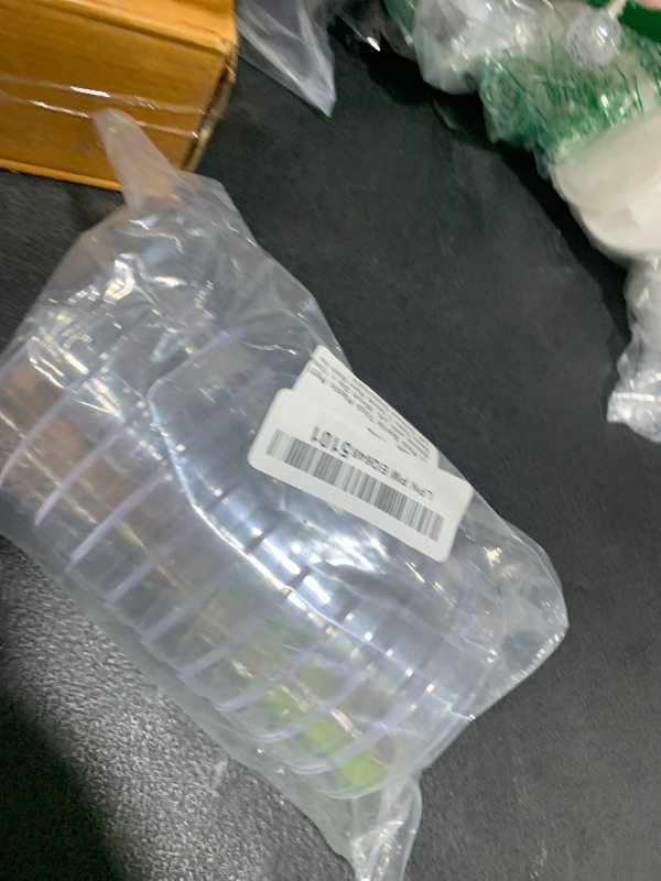 Photo 1 of 10 Pack Sterile Thick Plastic Petri Dishes with Lid, 90mm Dia x 15mm Deep Clear 3 Vents Petri Dish for Lab Science Experiment