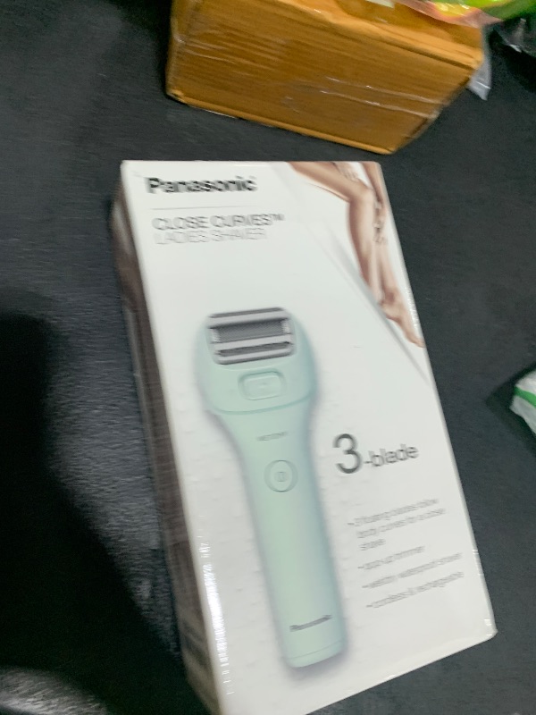 Photo 1 of Panasonic Close Curves Electric Razor for Women, Cordless 3-Blade Shaver with Pop-Up Bikini Trimmer, Wet Dry Operation - ES-WL60-G (Green)