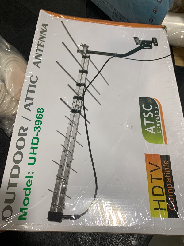 Photo 1 of McDuory TV Outdoor Yagi Antenna with Long Range Reception Capacity - Digital TV Antenna Available for Attic or Roof Mount, Long Range Digital OTA Antenna for Clear Reception, 4K/1080P/HD