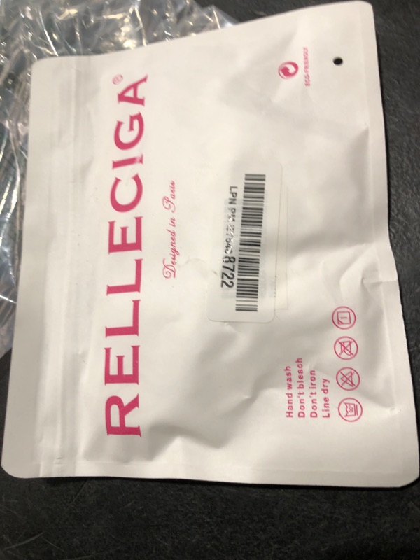 Photo 1 of RELLECIGA Women's White High Cut Thong Bikini Bottom Size Small