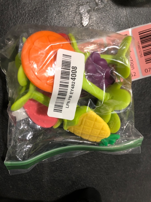 Photo 1 of Teething Toys (5 Pack) - Tinabless Infant Teething Keys Set, BPA-Free, Natural Organic Freezer Safe for Infants and Toddlers, Silicone Baby Teethers