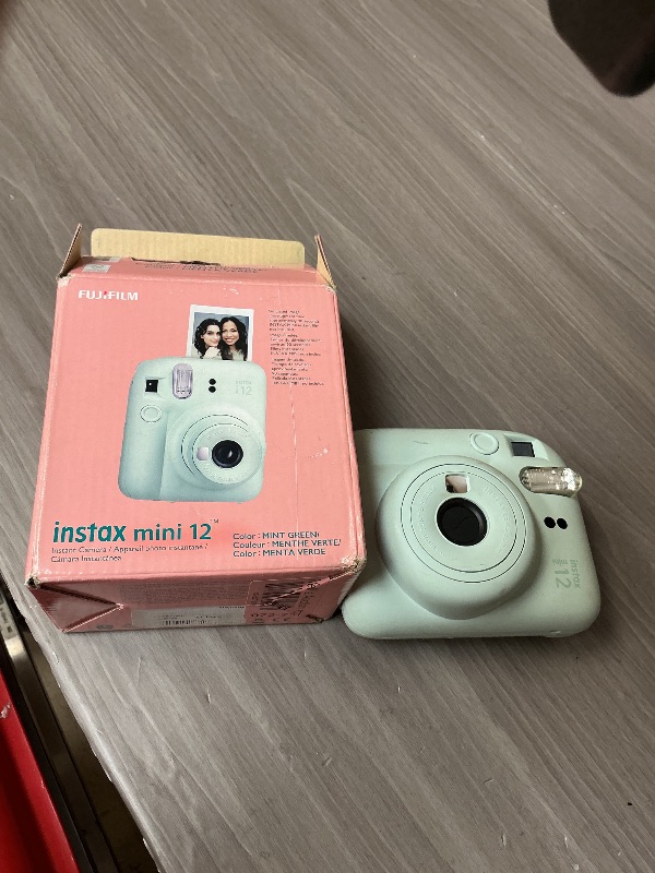 Photo 1 of Fujifilm Instax Mini 12 Instant Camera - Mint Green