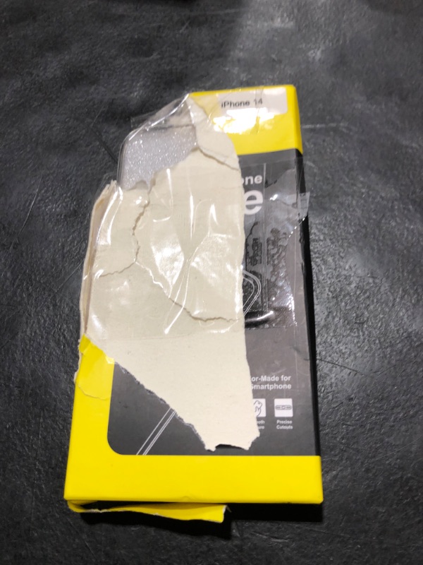 Photo 1 of JETech Case for iPhone 14 6.1-Inch, Non-Yellowing Shockproof Phone Bumper Cover, Anti-Scratch Clear Back (Clear)