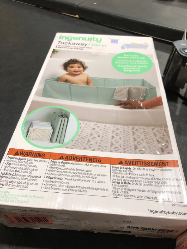 Photo 1 of inegenuity tuckaway toddler folding tub