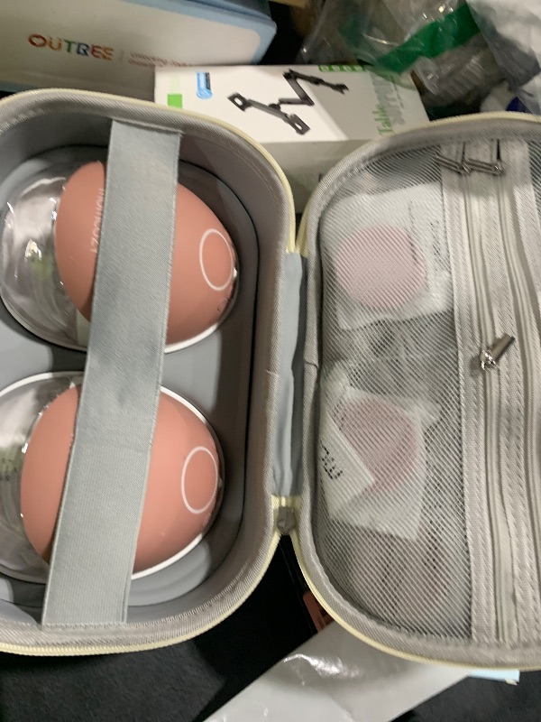 Photo 1 of Momcozy Breast Pump Hospital-Grade, Hands Free Breast Pump App with Leak-Proof DoubleFit Flange, Personalized Multi-Modes & 15 Levels, 2 Count