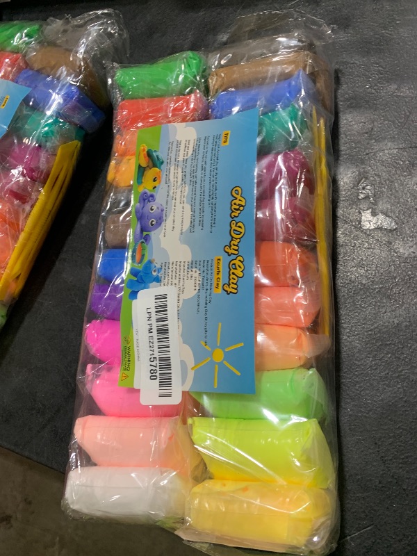 Photo 1 of Ecurfu Air Dry Clay 24 Colors, Modeling Clay for Kids, DIY Molding Clay with Tools, Toy Gifts for Kids