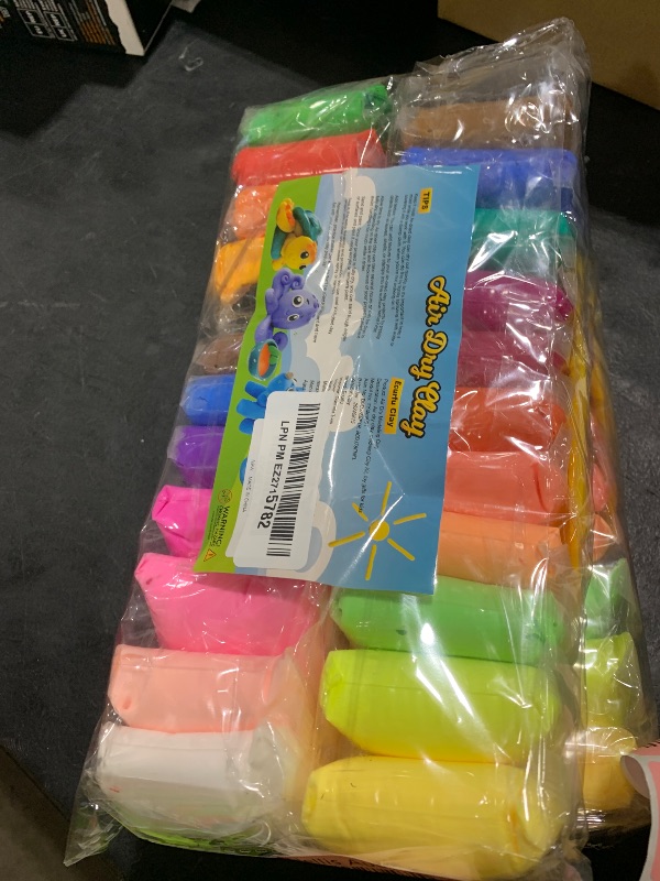 Photo 1 of Ecurfu Air Dry Clay 24 Colors, Modeling Clay for Kids, DIY Molding Clay with Tools, Toy Gifts for Kids