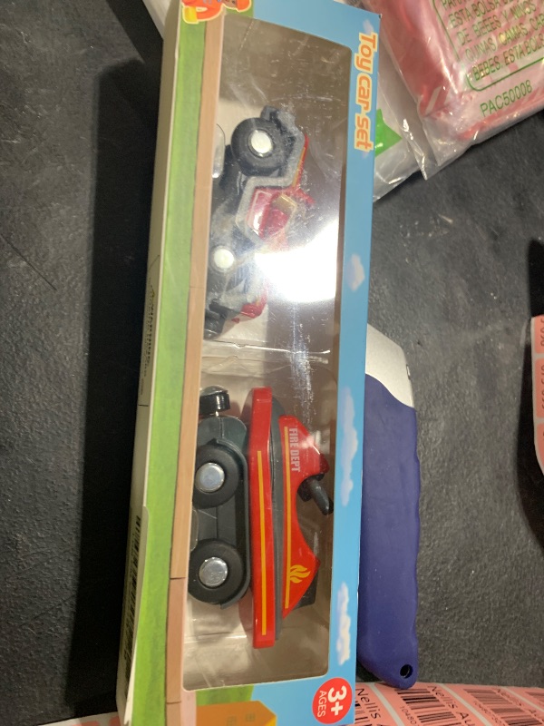 Photo 1 of Fire fighters toy car set
